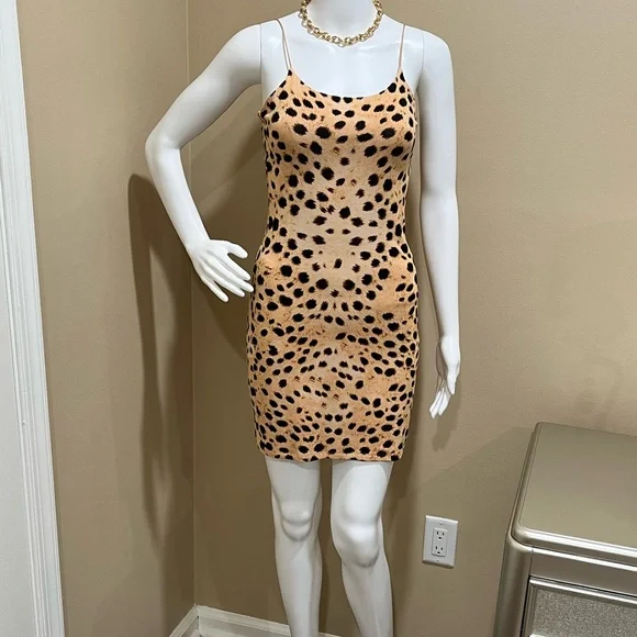 Aritzia Dresses Aritzia Wilfred Free Tiny Dress Size S Cheetah Poshmark